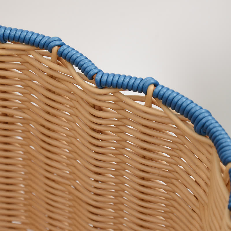  Handmade Rattan Simple Storage Basket - image 4