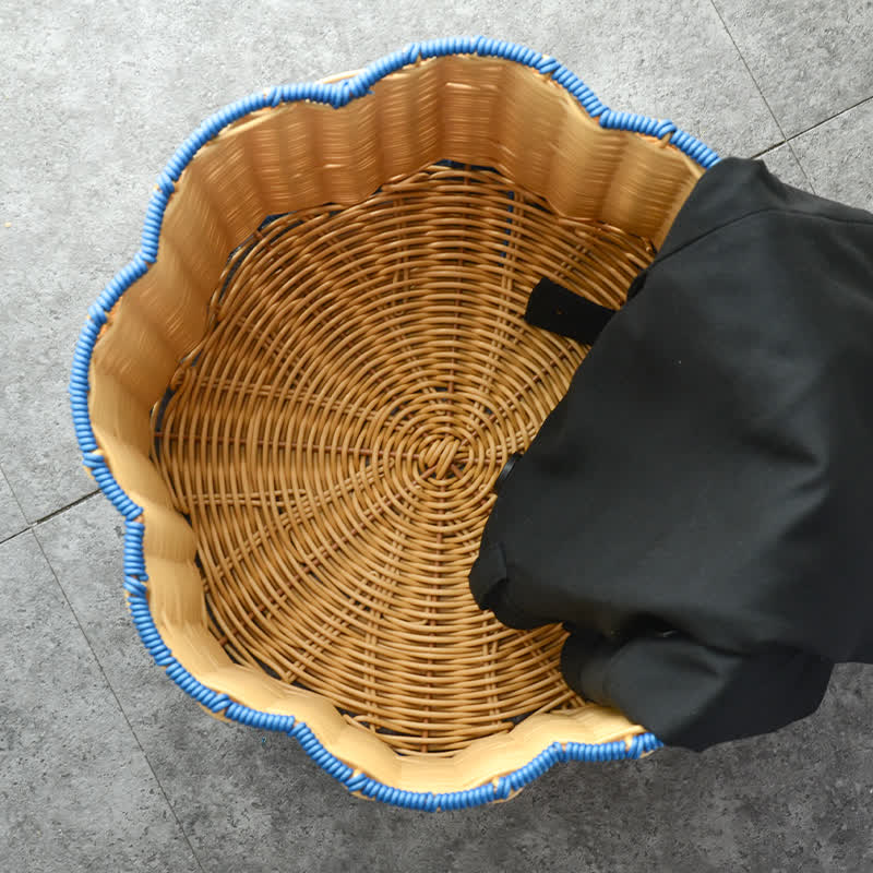  Handmade Rattan Simple Storage Basket - image 3