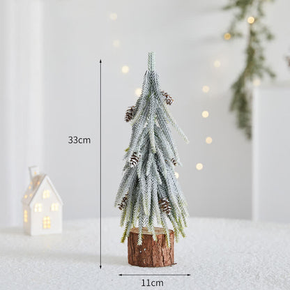 Spray Snow  Christmas Tree Home Decoration - A - 2PCS - image 2