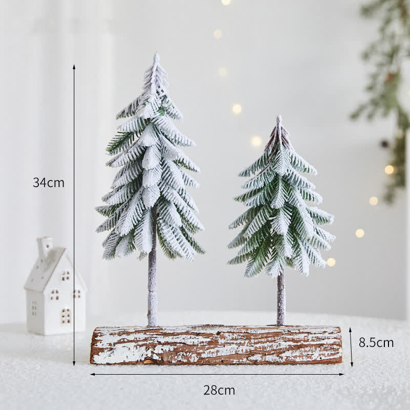 Spray Snow  Christmas Tree Home Decoration - D - 2PCS - image 5