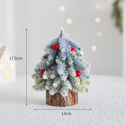 Spray Snow  Christmas Tree Home Decoration - C - 2PCS - image 4