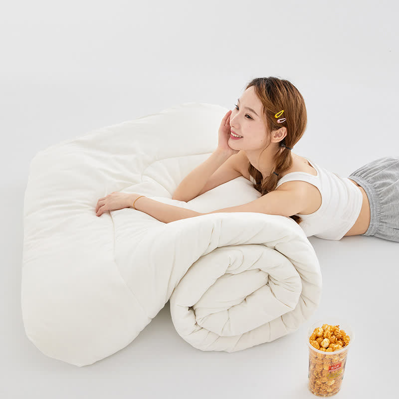 Solid Color Breathable Soft Comforter - image 16