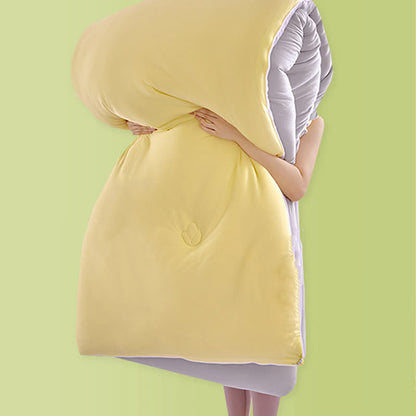 Solid Color Breathable Soft Comforter - image 5