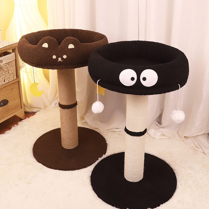 Cartoon Vertical Cat Scratching Post Bed - image 0