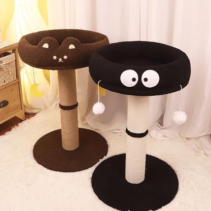 Cartoon Vertical Cat Scratching Post Bed - image 0