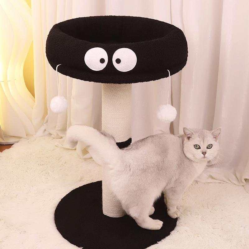 Cartoon Vertical Cat Scratching Post Bed - image 5