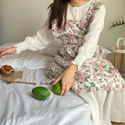 Pastoral Rose Artist's Smock Apron - image 11