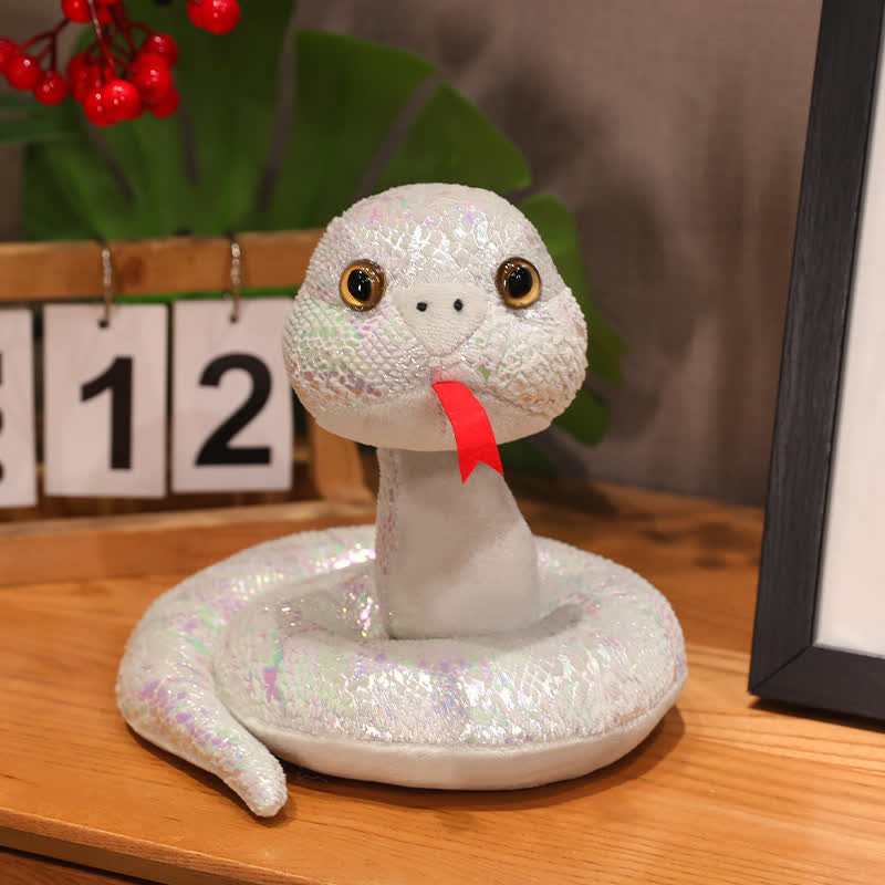 Colorful Mascot Snake New Year Gift - Gray - 1.57"W x7.87"L x 7.87"H - image 5