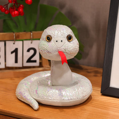 Colorful Mascot Snake New Year Gift - Gray - 1.57"W x7.87"L x 7.87"H - image 5