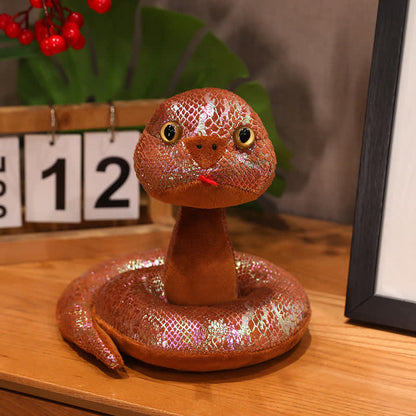 Colorful Mascot Snake New Year Gift - Brown - 1.57"W x7.87"L x 7.87"H - image 10