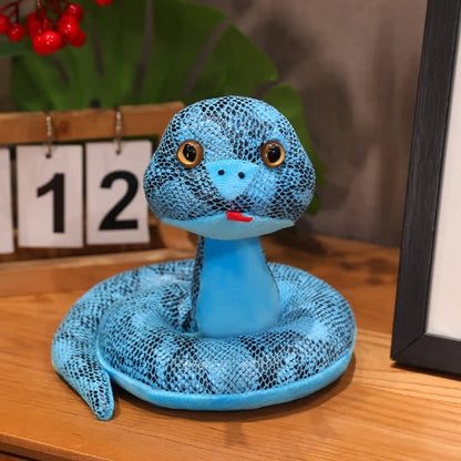 Colorful Mascot Snake New Year Gift - Blue - 1.57"W x7.87"L x 7.87"H - image 12
