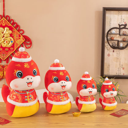 New Year Mascot Snake Doll Plush Toy - image 1