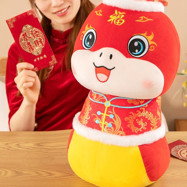 New Year Mascot Snake Doll Plush Toy - image 5
