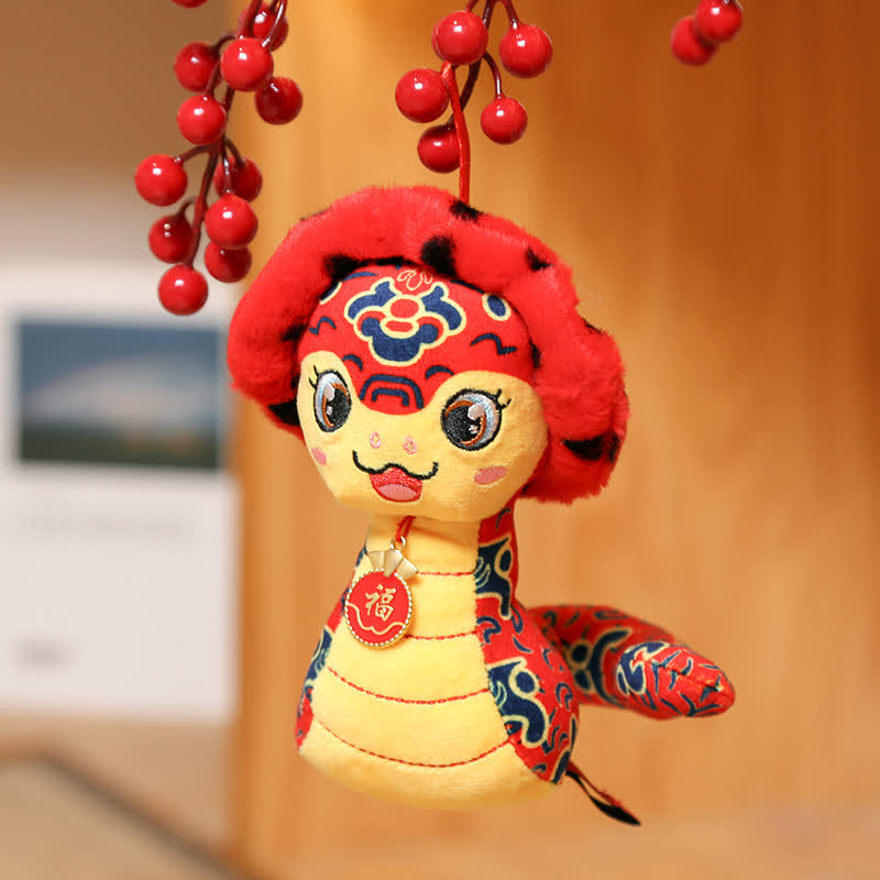 Cute Mascot Snake Plush Toy Ornament - image 7
