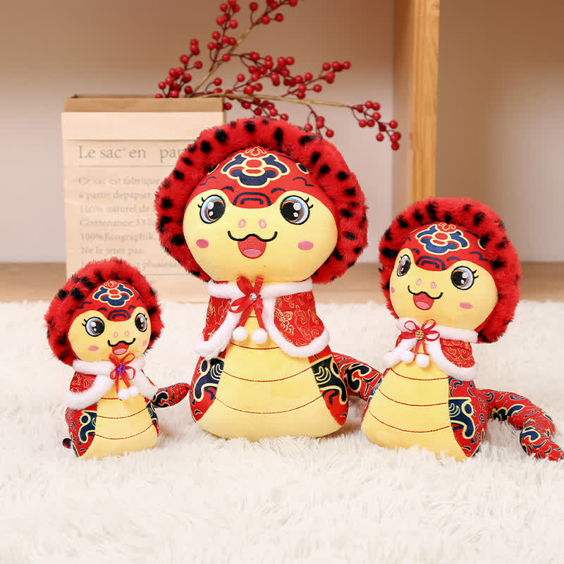 Cute Mascot Snake Plush Toy Ornament - image 2