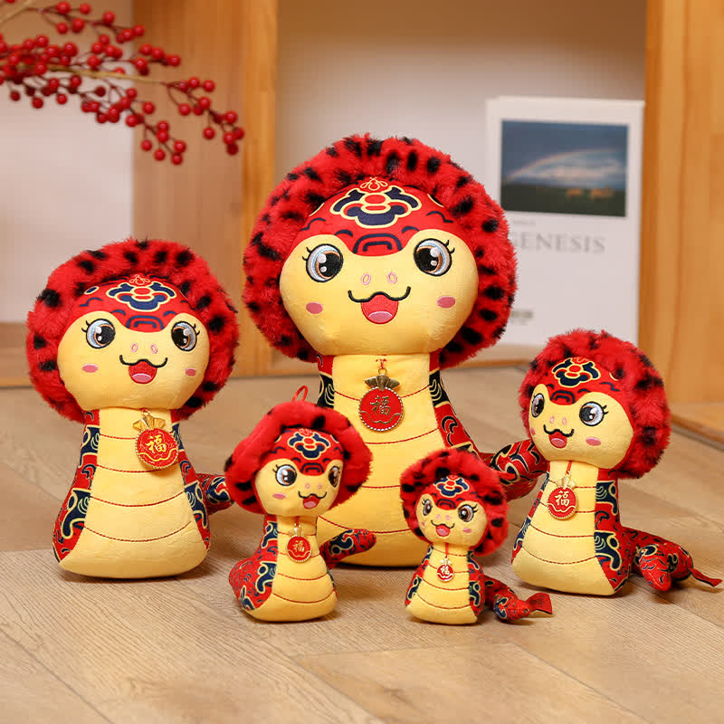 Cute Mascot Snake Plush Toy Ornament - image 0