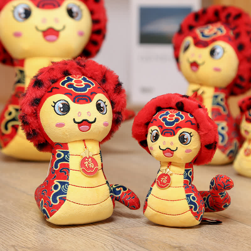 Cute Mascot Snake Plush Toy Ornament - image 3