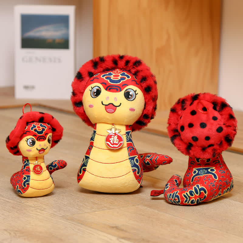 Cute Mascot Snake Plush Toy Ornament - image 4