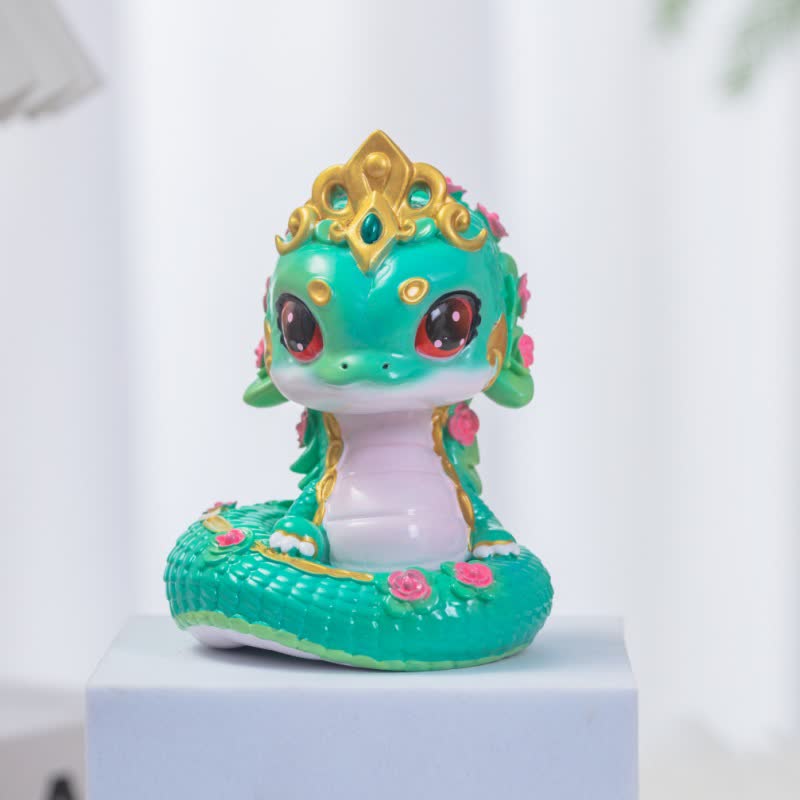 Year of the Snake Mascot Resin Ornament - image 2