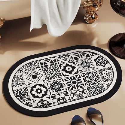 Quick-dry Vintage Elegant Bath Mat - image 1