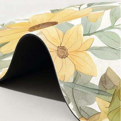 Simple Floral Absorbent Floor Mat - image 3