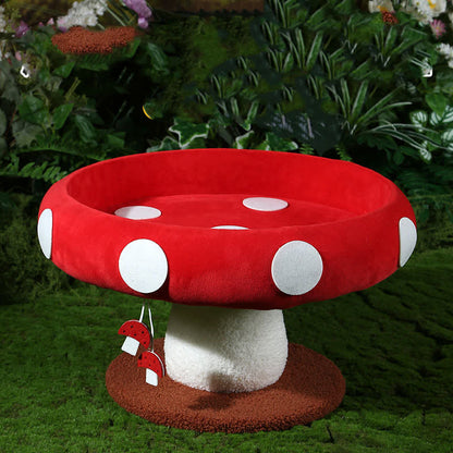 Thickened Warm Mushroom Cat House - image 1