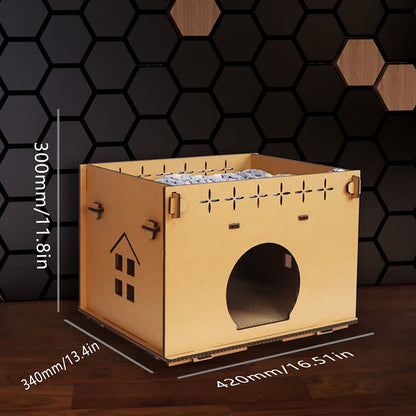 Corrugated Paper Waterproof Pet House - B - image 2