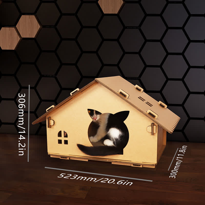 Corrugated Paper Waterproof Pet House - A - image 1