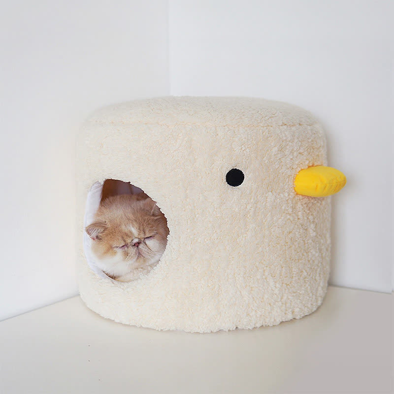 Cute Plush Winter Warm Pet Bed  - image 1