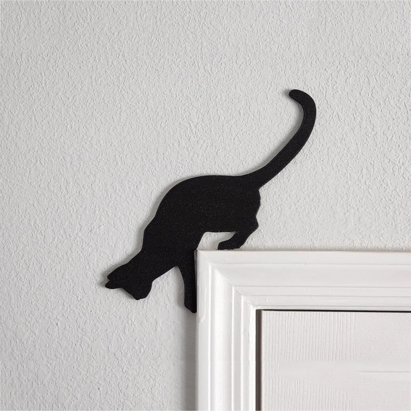 Metal Adorable Cat Home Decor Door Topper - One Cat - 1PC - image 4