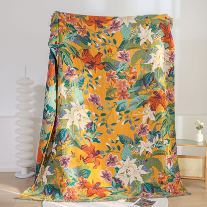 Rural Lily Reversible Cotton Gauze Quilt - image 3