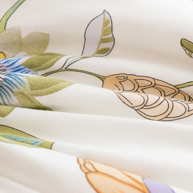 Floral Portable Pillow Quilt with Sleeves - image 11