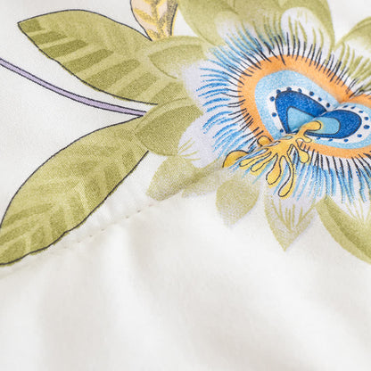 Floral Portable Pillow Quilt with Sleeves - image 12