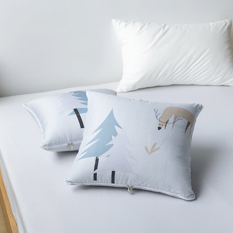 Functional Portable Pillow Quilt With Sleeves - image 10