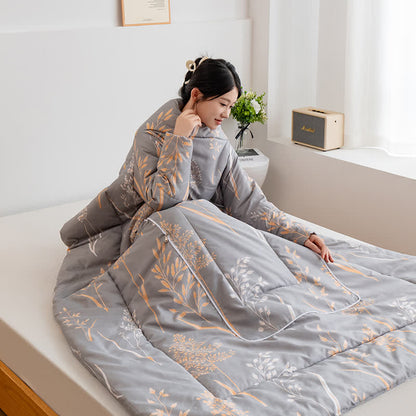 Pastoral Portable Pillow Wearable Quilt With Sleeves - image 3