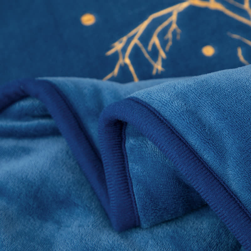 Solid Color Fleece Pillow Wearable Quilt - image 11