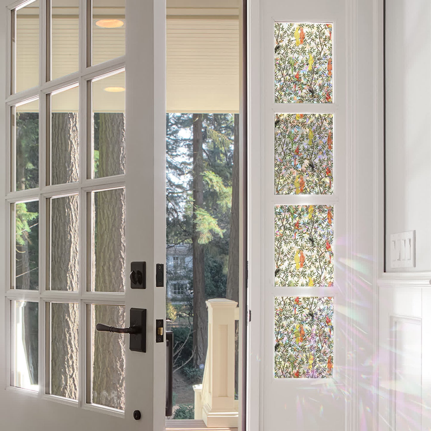 Garden Decals Stained Static Glass Window Cling - image 4