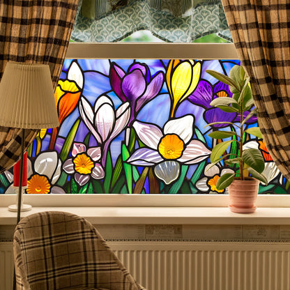 Removable Stained Glass Window Decorative Film - image 2