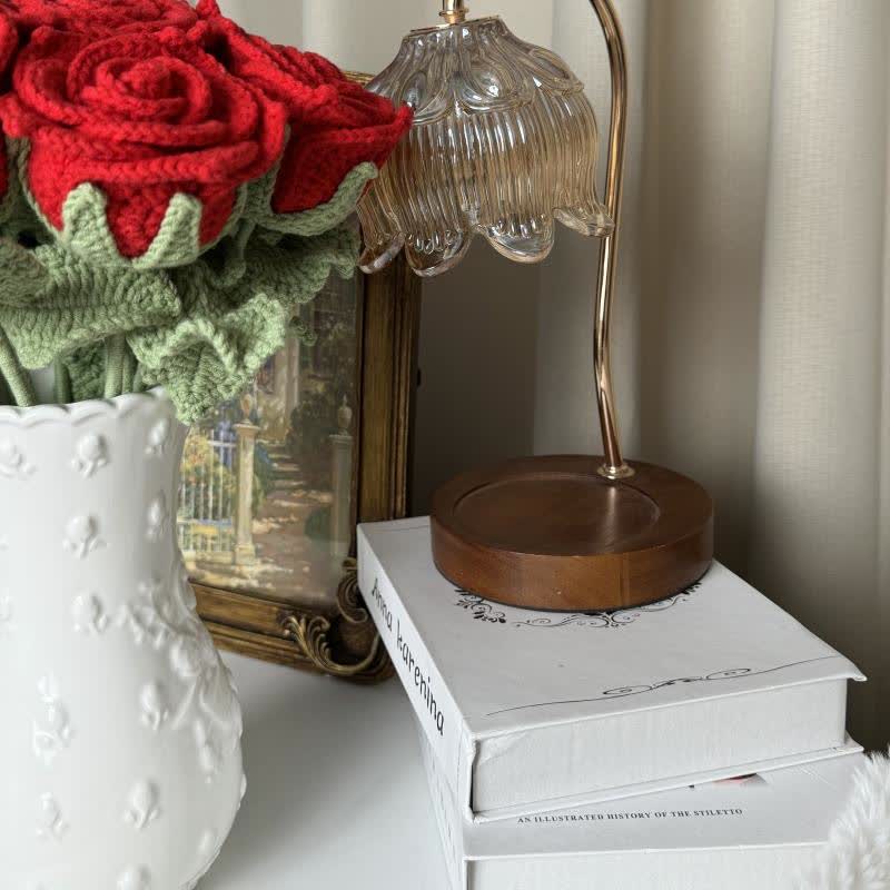 Hand-woven Bright Rose Bouquet Ornament - image 10