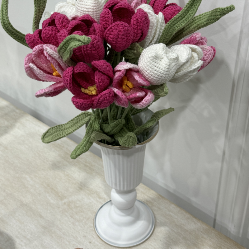 Retro Iron Home Decor Dried Flower Vase - image 0