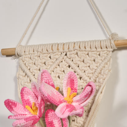 Hand-woven Tulip Bouquet Ornament - image 3