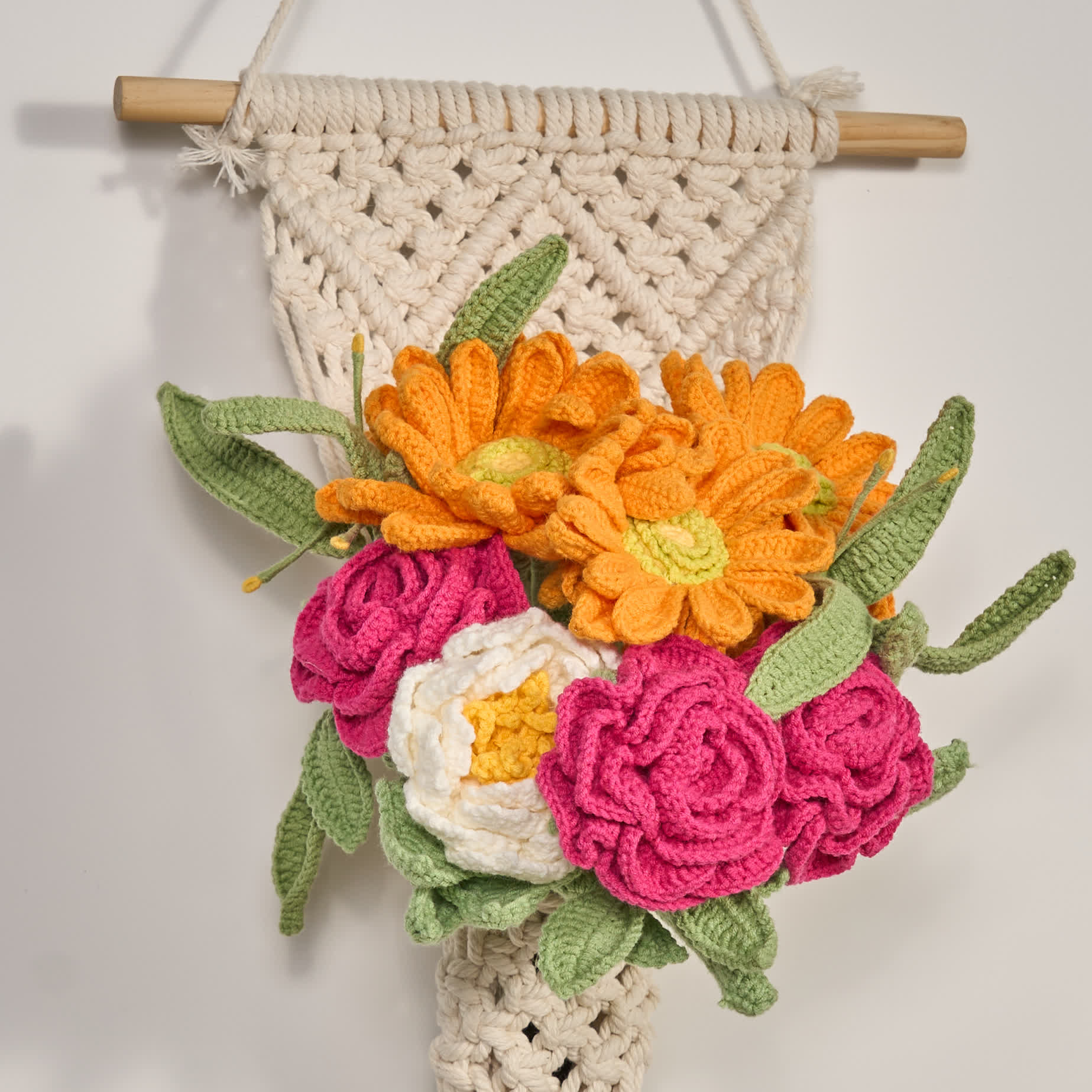 Handmade Knitted Bouquet Home Decoration(12PCS) - image 4
