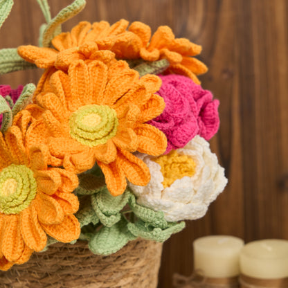 Handmade Knitted Bouquet Home Decoration(12PCS) - image 7