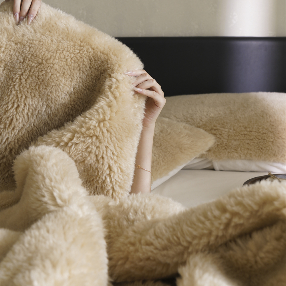 Solid Color Double-sided Fleece Blanket - image 8