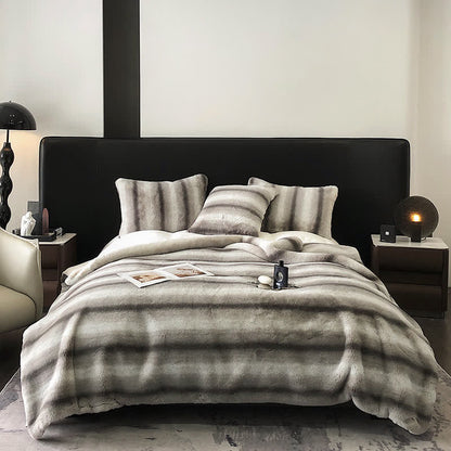 Gradient Striped Luxurious Throw Blanket - image 16