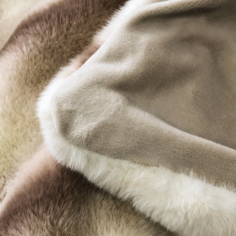 Gradient Striped Luxurious Throw Blanket - image 14
