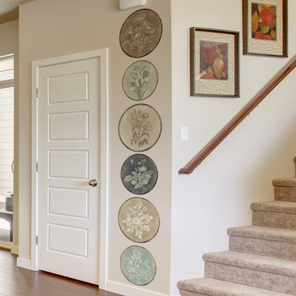 Floral Removable Hidden Adhesive Wall Stickers - image 2