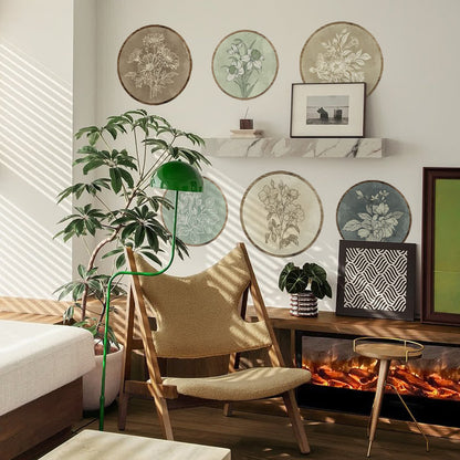 Floral Removable Hidden Adhesive Wall Stickers - image 3