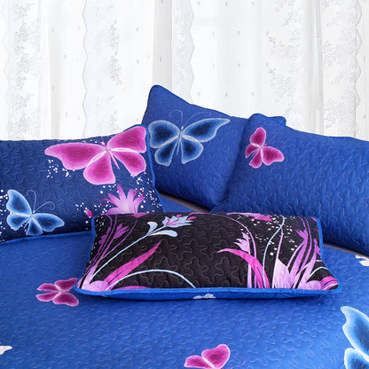 Quilted Pastoral Butterfly Bedding Set(3PCS) - image 5