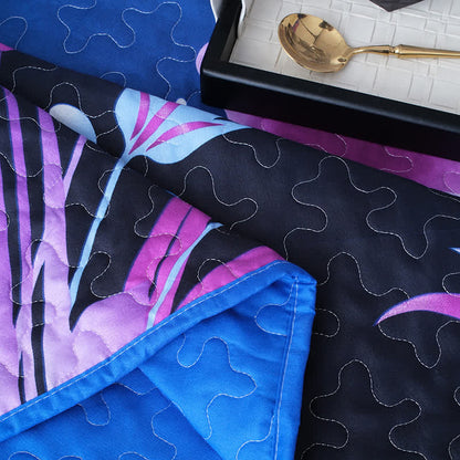 Quilted Pastoral Butterfly Bedding Set(3PCS) - image 7